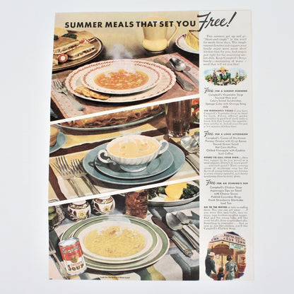 Vintage Campbell's Soup Advertisement 1940