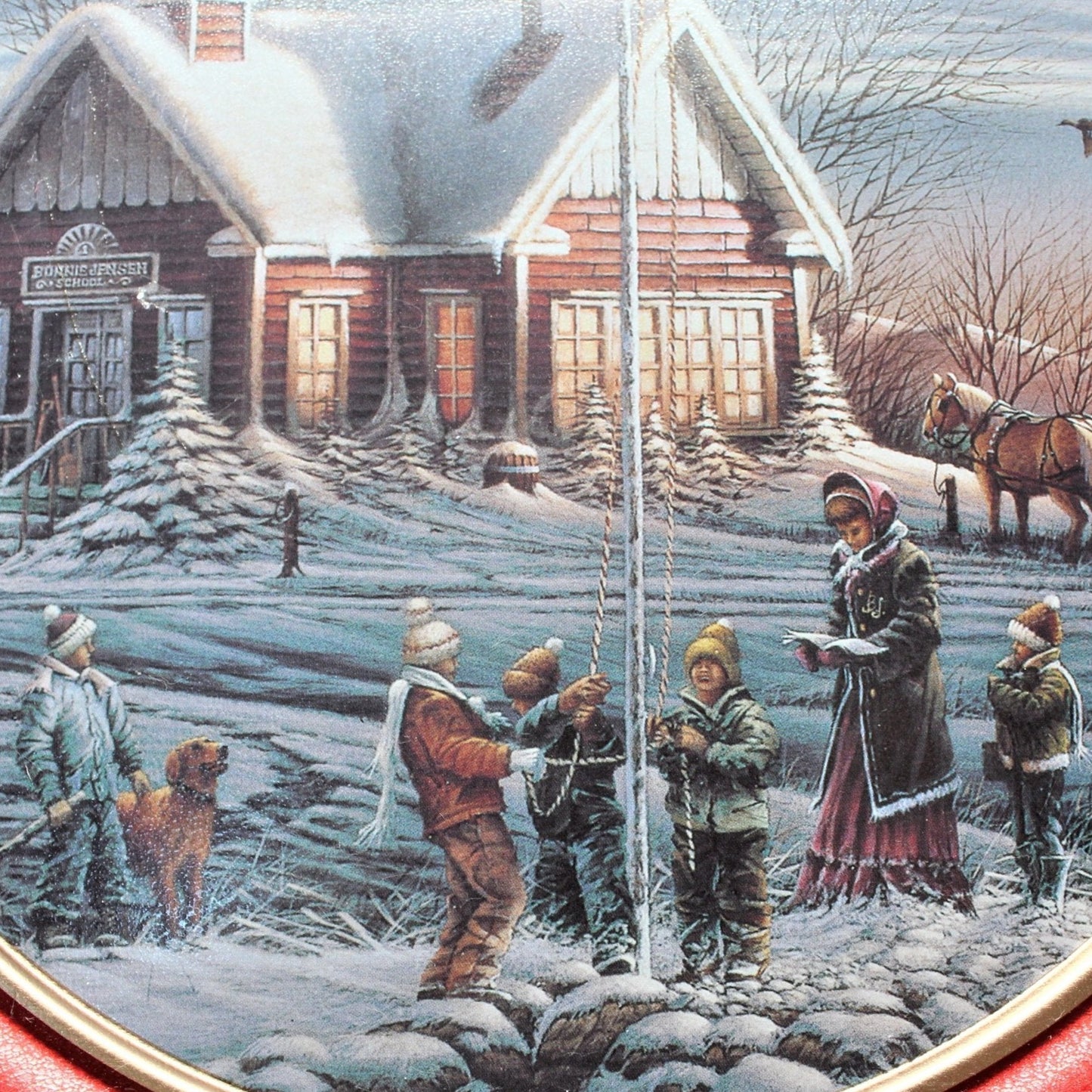 Gift Tin / Cookie Tin, Schwan's, America America, Terry Redlin, 2005