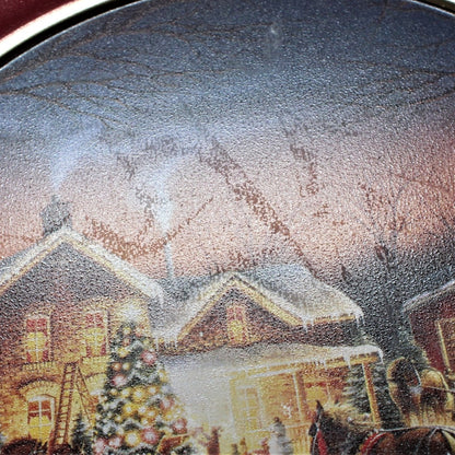 Gift Tin / Cookie Tin, Schwan's, Trimming The Tree, Terry Redlin, 2003
