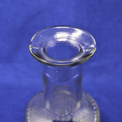 Decanter, Barton's Canadian Supreme, Square Cut Glass, D-396, Vintage, 1980