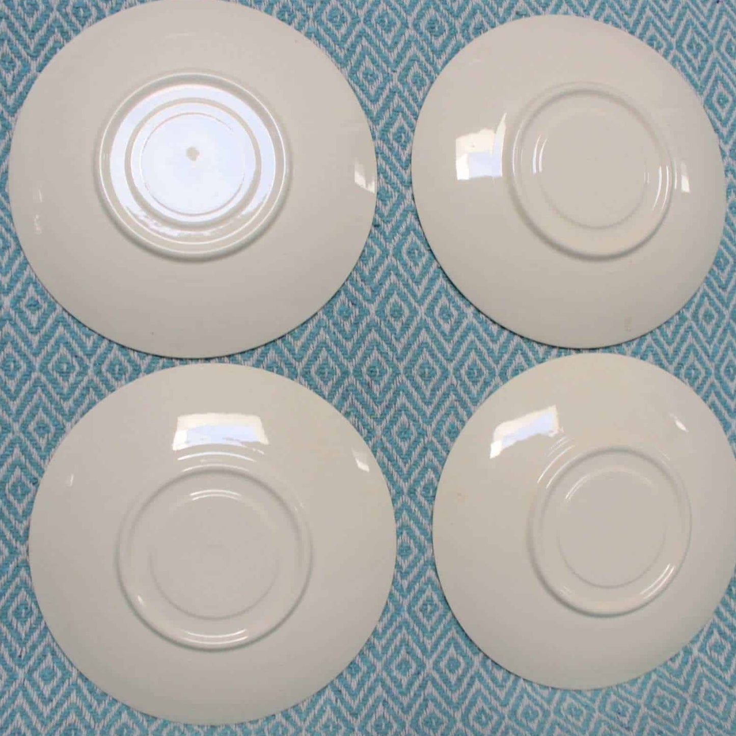 Saucers, Salem China, North Star, MCM, Set of 4, Vintage