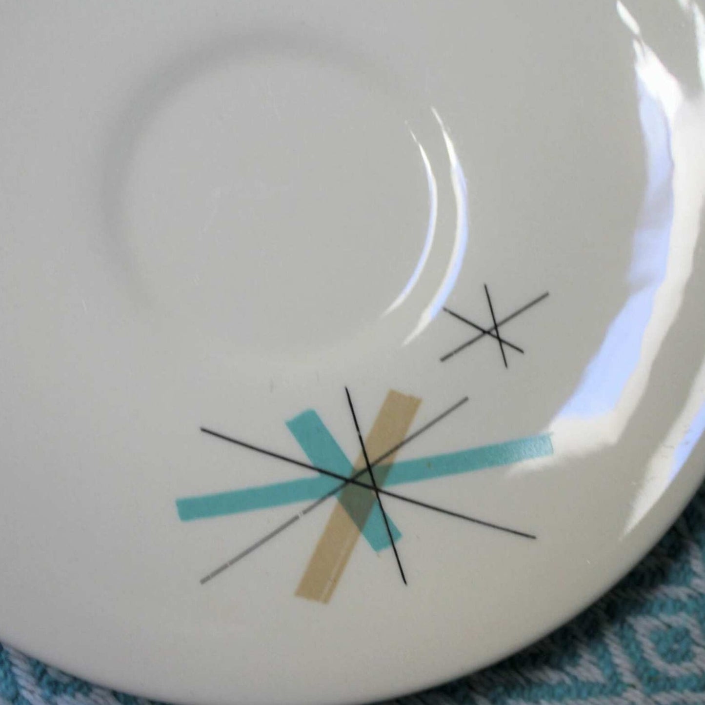 Saucers, Salem China, North Star, MCM, Set of 4, Vintage