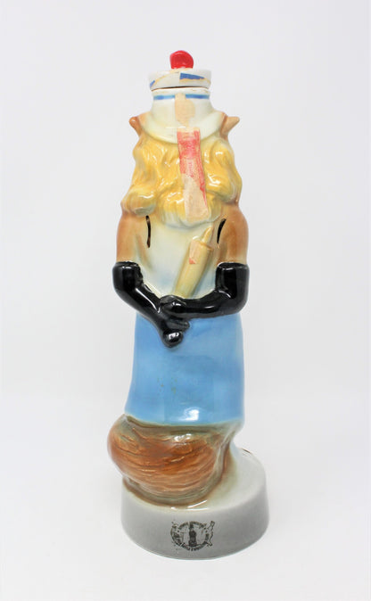 Decanter with Stopper, Jim Beam, Renee Fox, Lady Fox, Vintage 1974