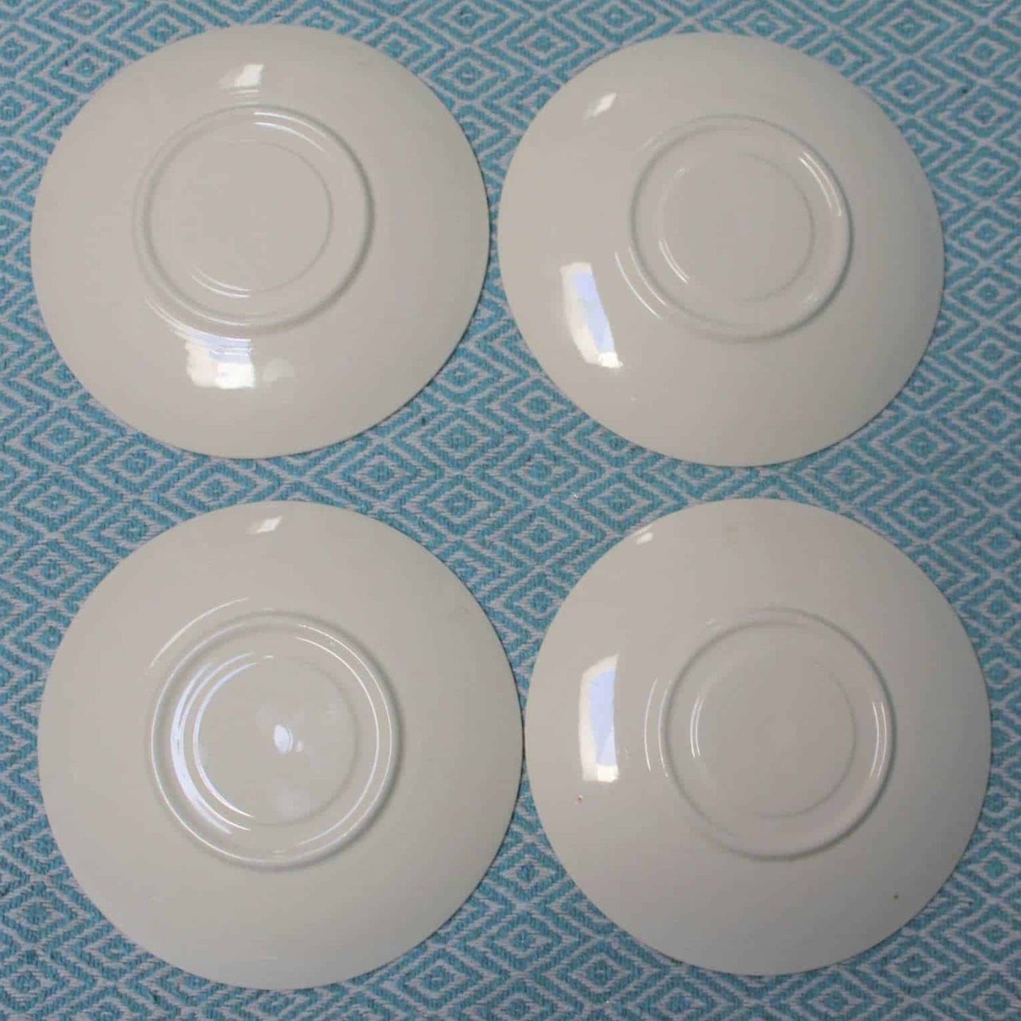 Saucers, Salem China, North Star, MCM, Set of 4, Vintage