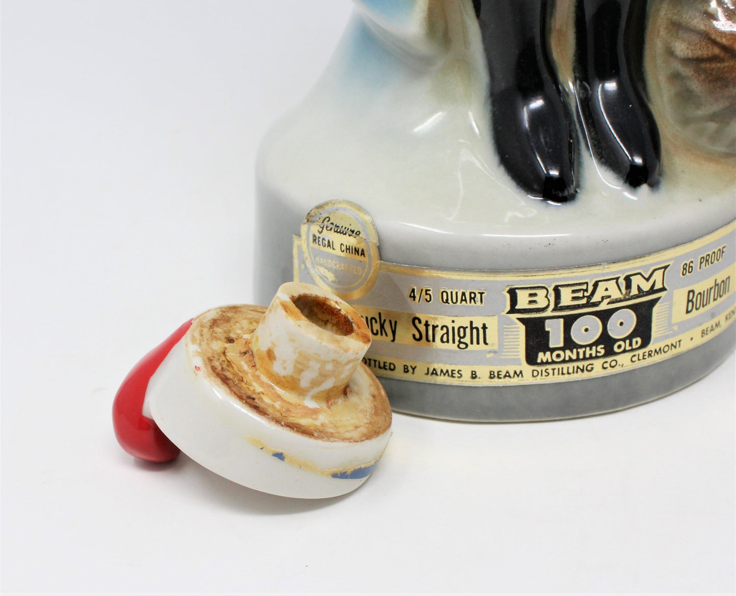 Decanter with Stopper, Jim Beam, Renee Fox, Lady Fox, Vintage 1974