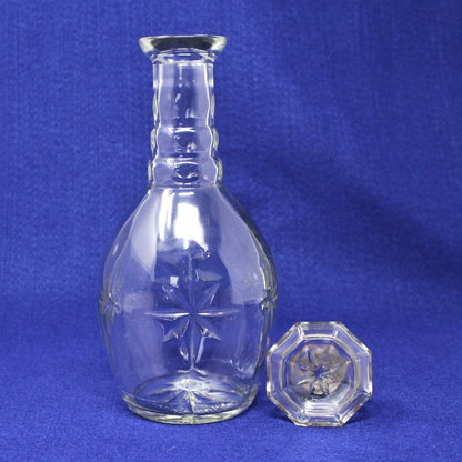 Decanter with Stopper, Walker's Bourbon Atomic Star Bottle, Vintage 1968