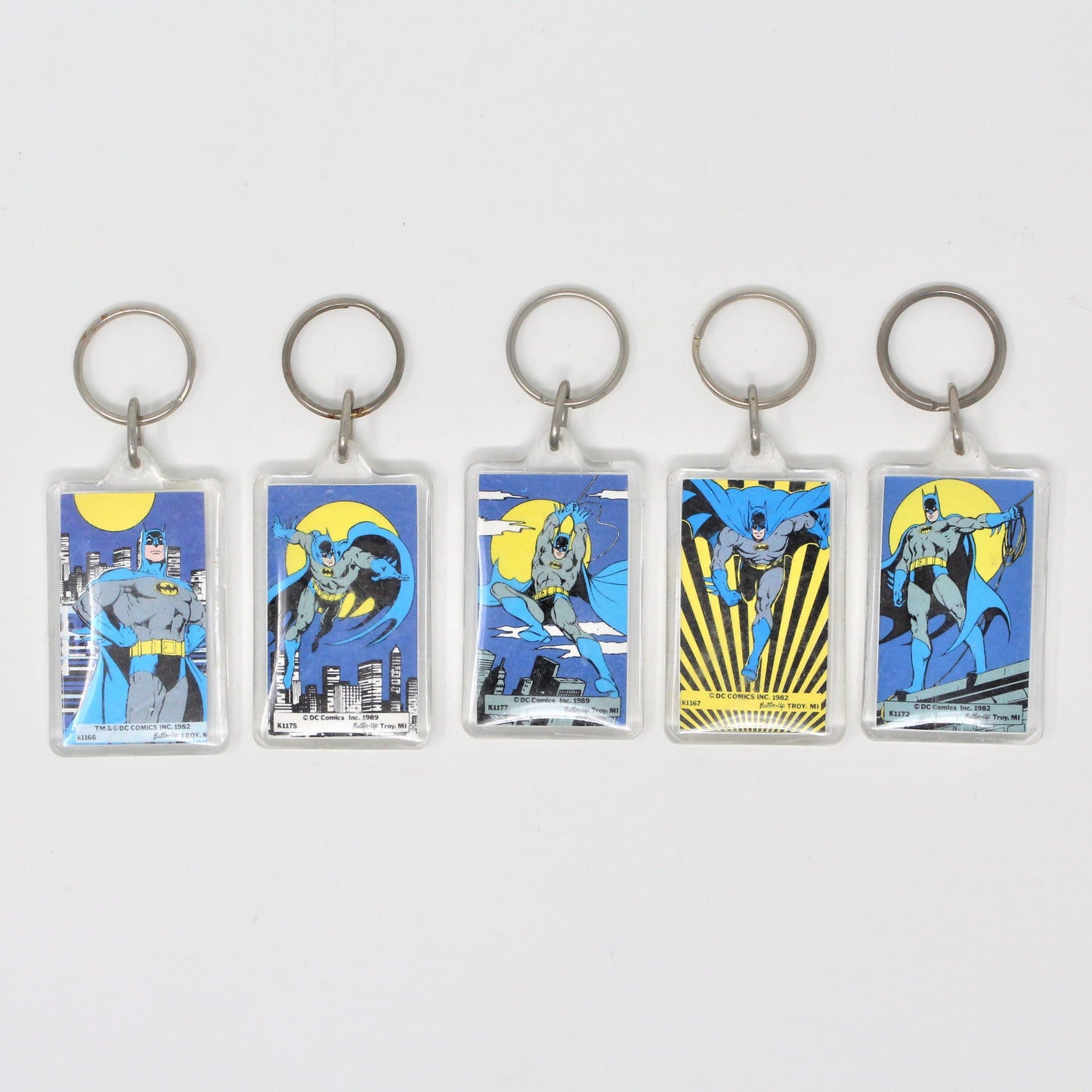 Key Chain, DC Comics, Batman by Full Moon, Acrylic Key Chain 1982, Vintage, NOS RARE