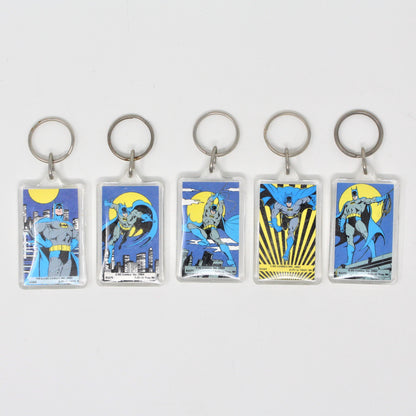 Key Chain, DC Comics, Batman Holding Rope, Acrylic Key Chain 1982, Vintage, NOS RARE