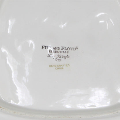 Serving Plate, Fitz and Floyd, Kitty Kringle, Canape Dish, Porcelain